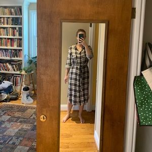 Sanctuary Plaid Cotton Dress